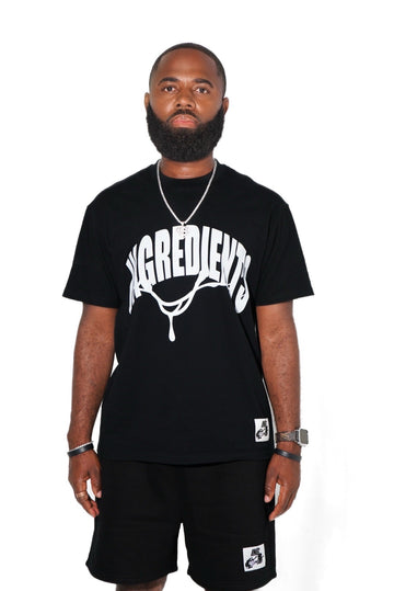Ingredients Logo T-Shirt  (BLACK)