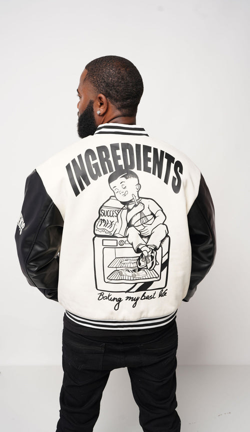 3 CG KRYPT KEEPER JACKET, Woven Material with Leather Sleeves (Extremely Great Quality)