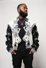 3 CG KRYPT KEEPER JACKET, Woven Material with Leather Sleeves (Extremely Great Quality)