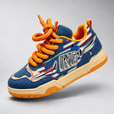 Chucky Low Tops (Red & Orange Laces )