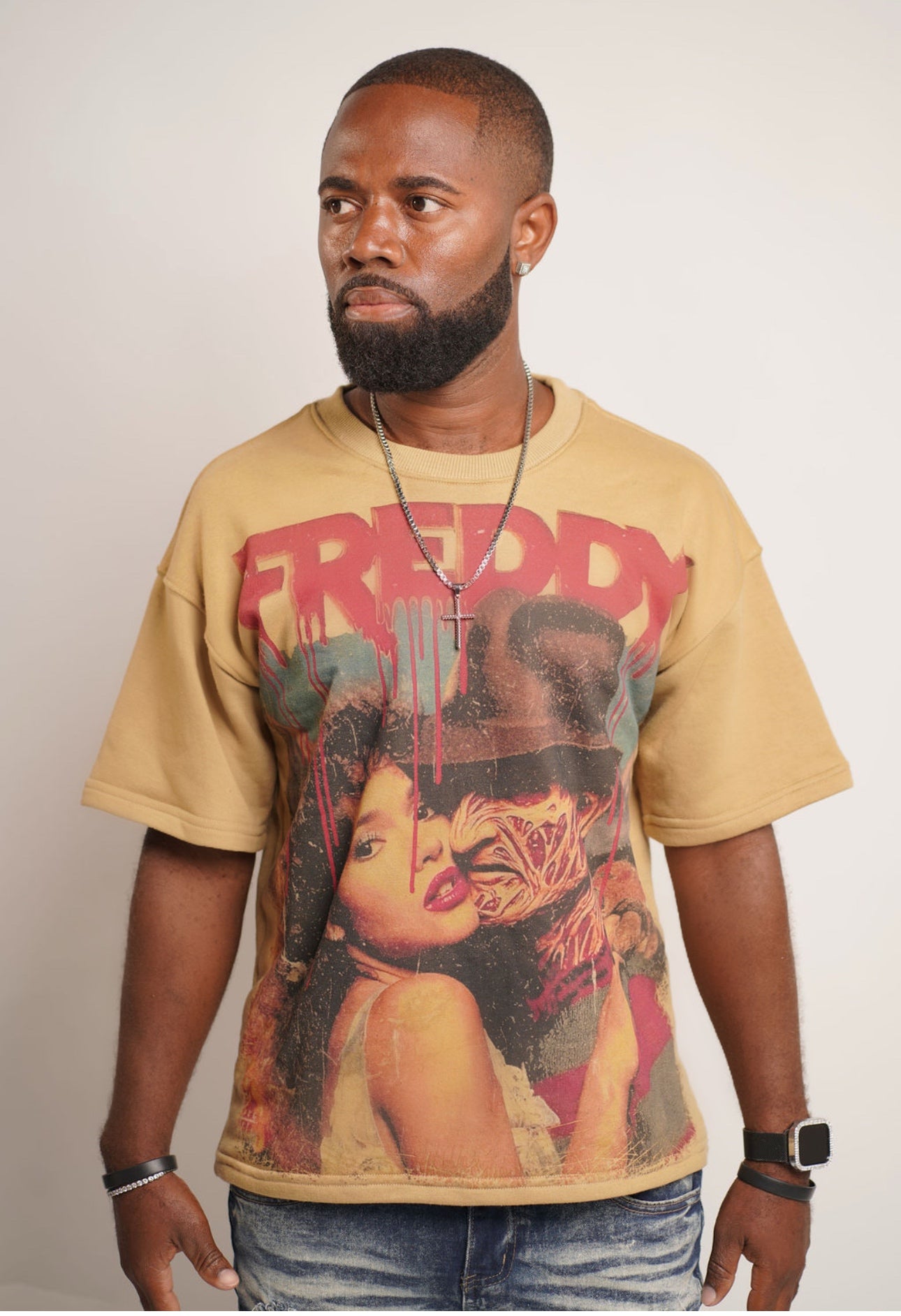 Bad Boy Freddy (French Terry Romance T-Shirt)Extremely Great Quality