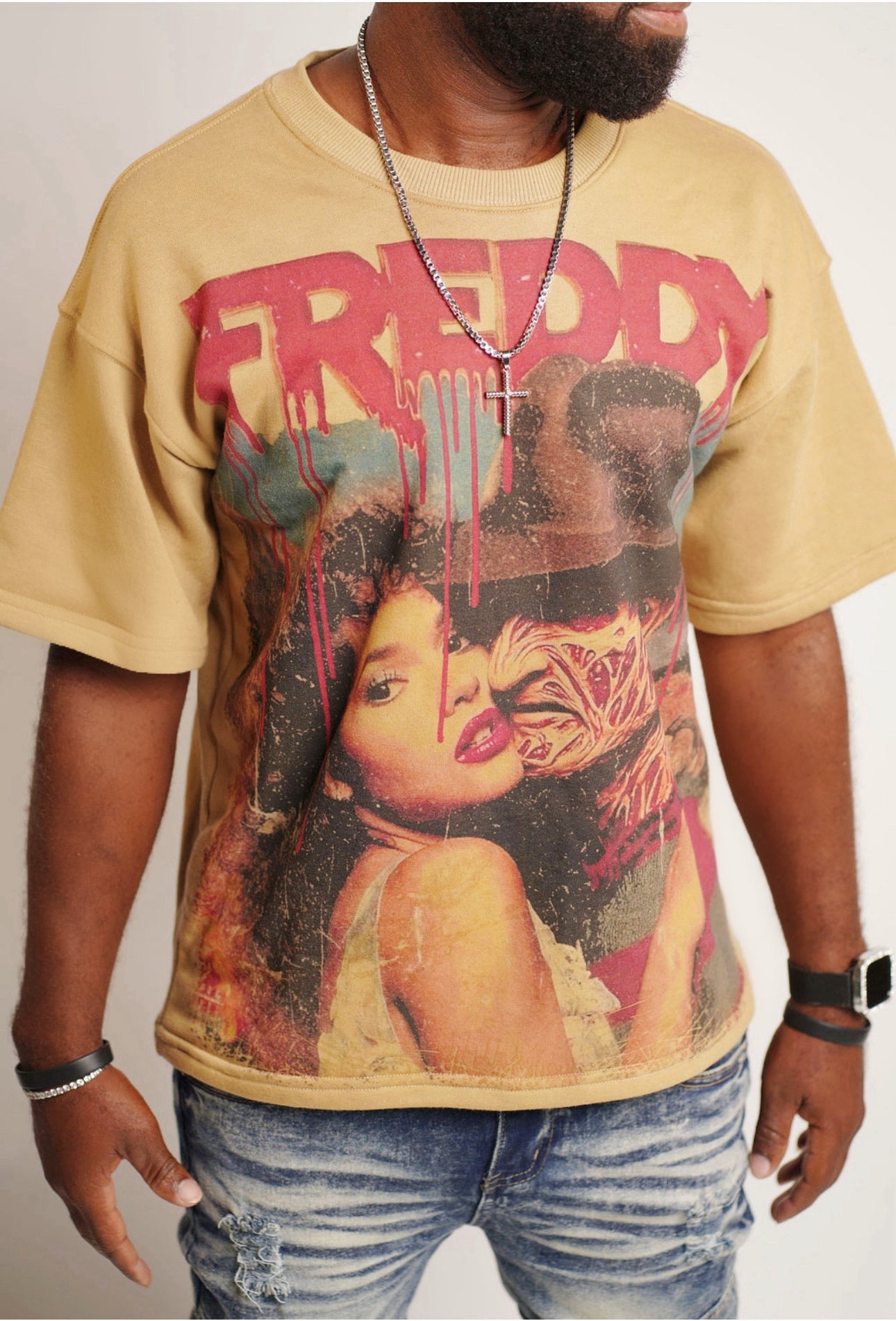 Bad Boy Freddy (French Terry Romance T-Shirt)Extremely Great Quality
