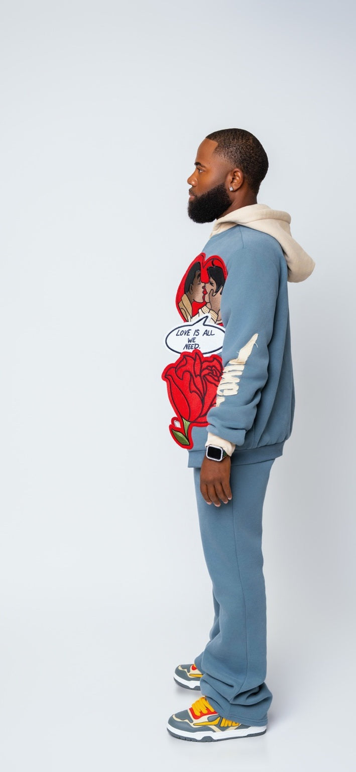 LOVE IS ALL WE NEED ❤️ (MENS Hoodie 3CG SET )