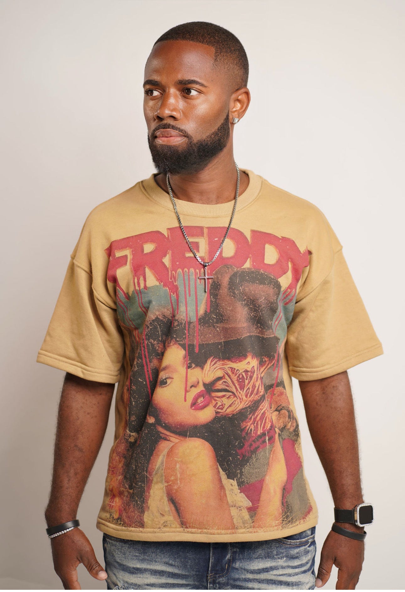 Bad Boy Freddy (French Terry Romance T-Shirt)Extremely Great Quality