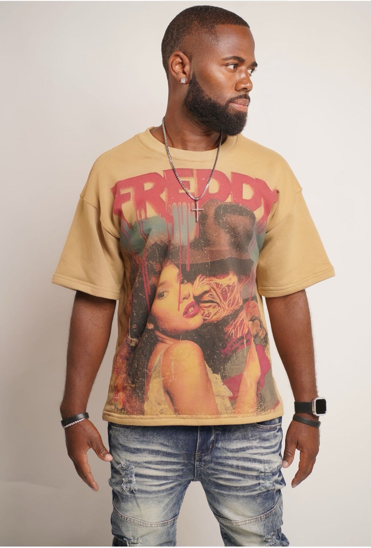 Bad Boy Freddy (French Terry Romance T-Shirt)Extremely Great Quality