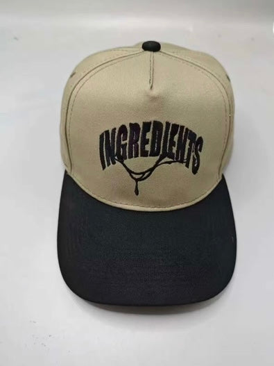 Ingredients Logo Hat (Light Khaki)  (2-3 Days Shipping)