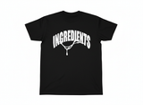 Ingredients Logo T-Shirt (BLACK)  (2-3 Days Shipping) (BACK TO SCHOOL 🚌📚 Additional 20% off Sale 🏷️)