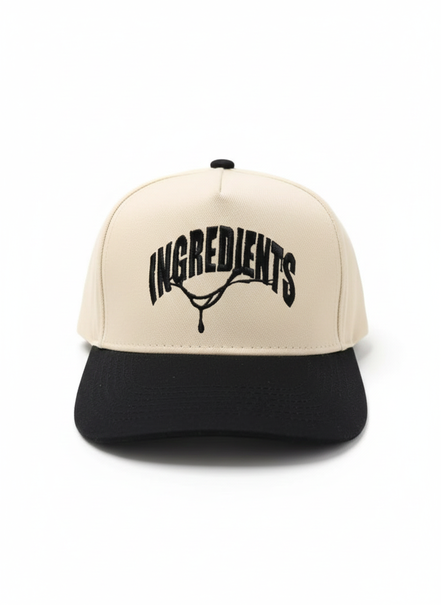 Ingredients Brand Logo Hat (Cream)  (2-3 Days Shipping)