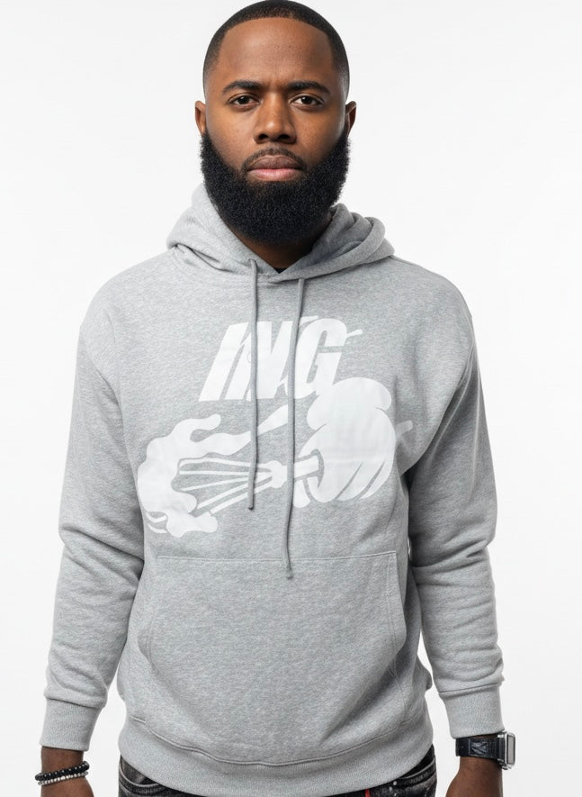 Kangaroo Hoodie Grey (Lightweight Fit)  (2-3 Days Shipping) (BACK TO SCHOOL 🚌📚 Additional 20% off Sale 🏷️)