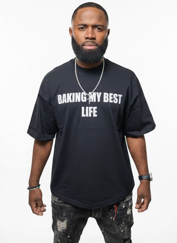Baking My Best Life (Boxy T Shirt )  (2-3 Days Shipping)