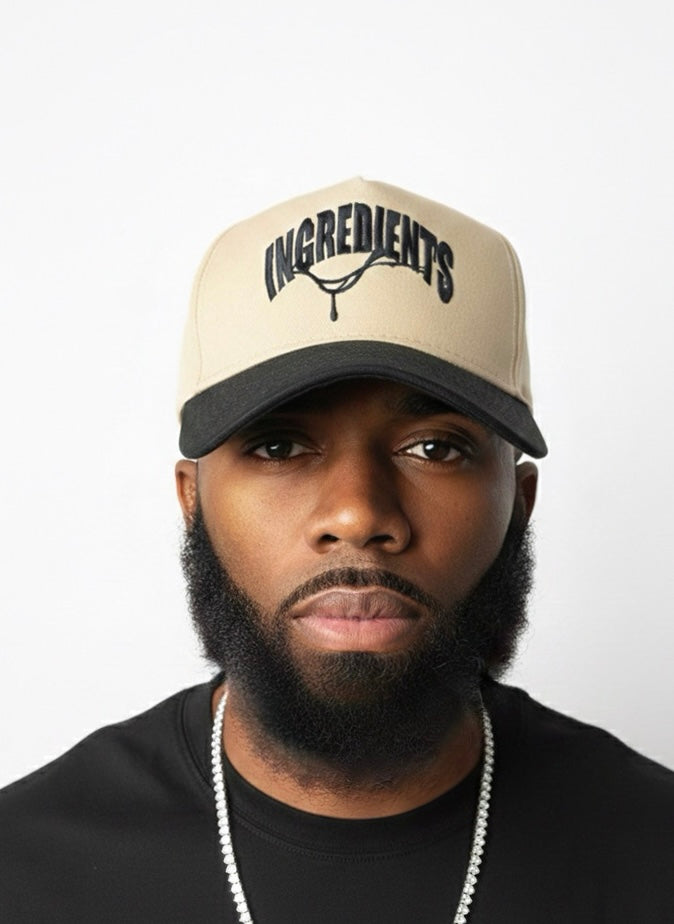 Ingredients Brand Logo Hat (Cream)  (2-3 Days Shipping)